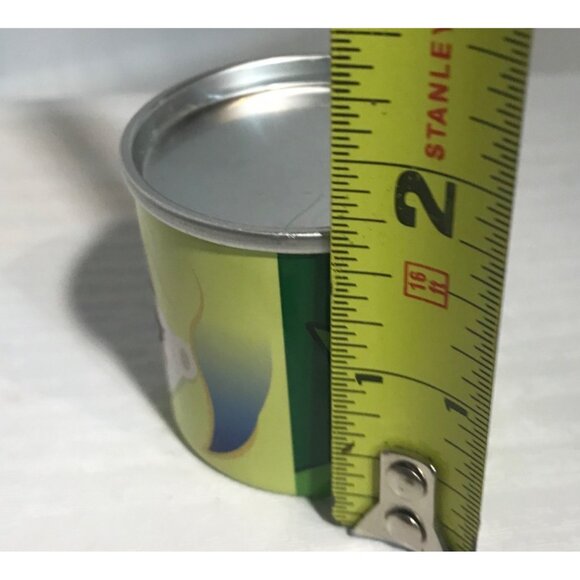 Teen Titans Go Tin Can Set Beast Boy & Raven McDonald's 2023 2" x 1.75" Grn Yel - Picture 5 of 6